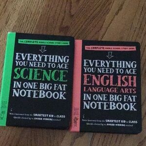 Big Fat Notebook Set - Science and English